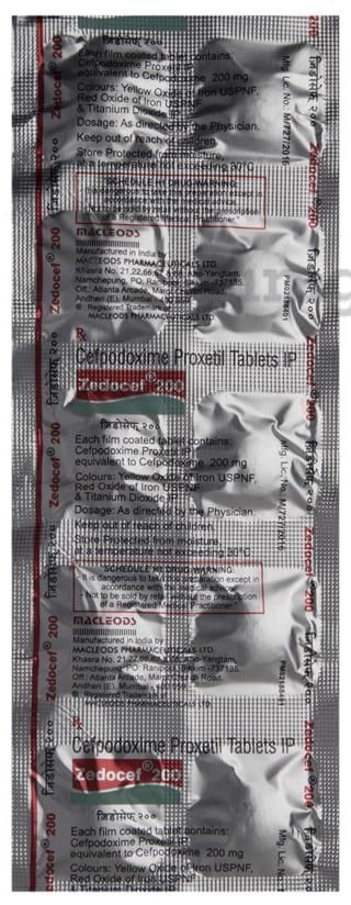 Zedocef 200 Tablet