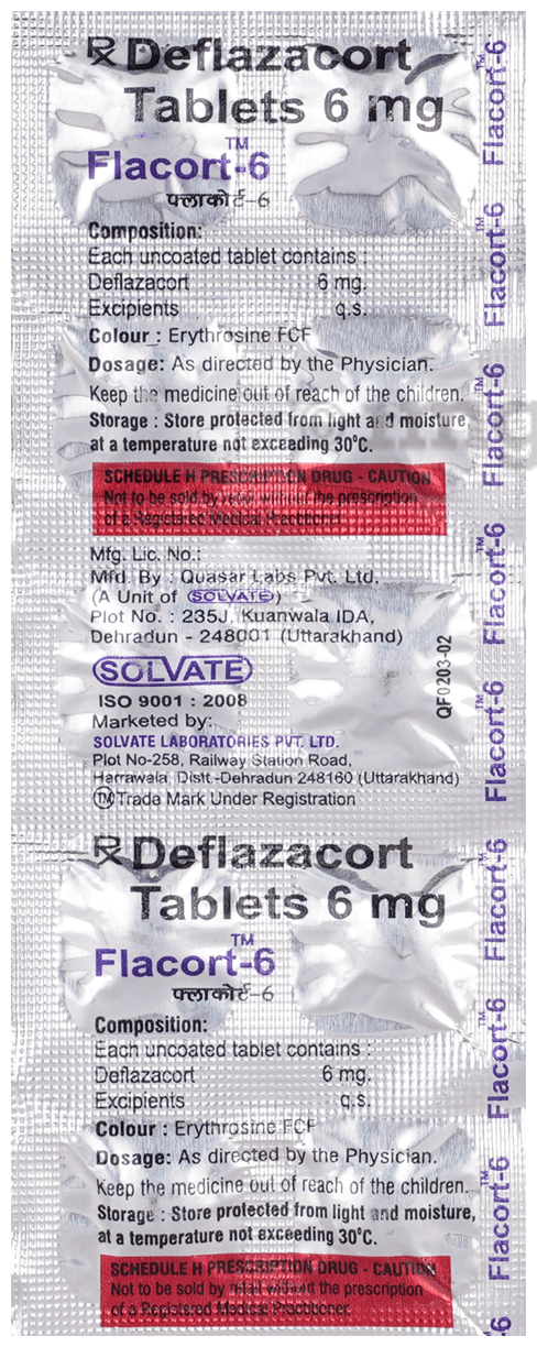 Flacort 6mg Tablet