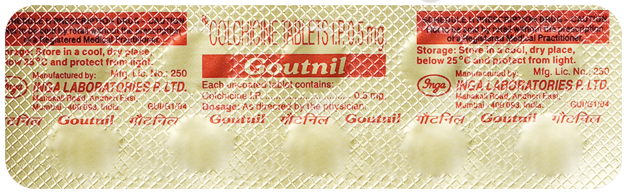 Goutnil 0.5mg Tablet