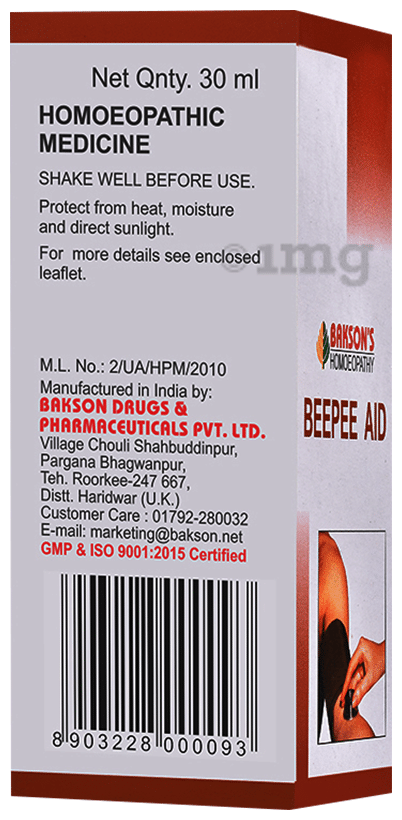 Bakson's Homeopathy Beepee Aid Drop