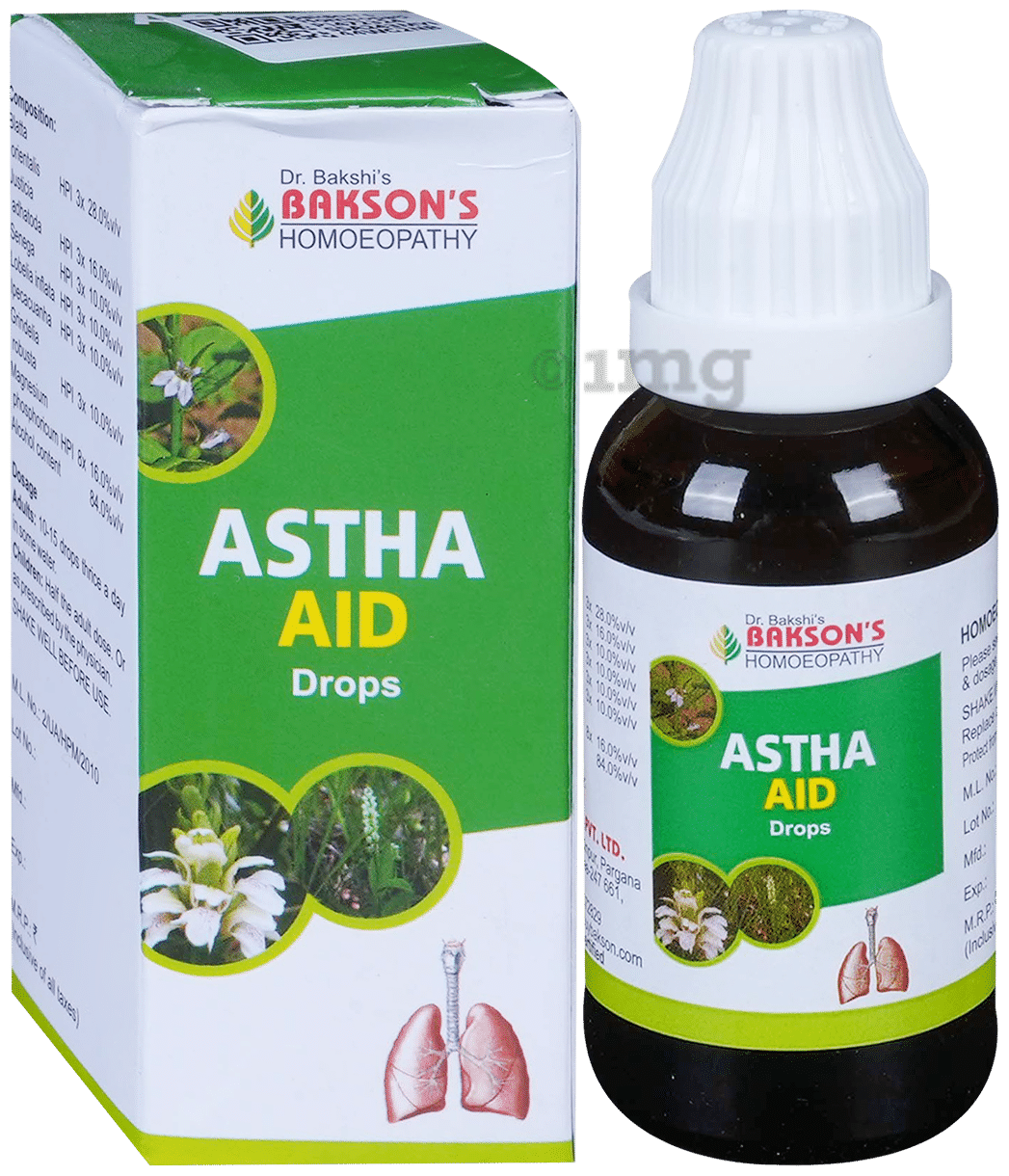 Bakson's Homeopathy Astha Aid Drop