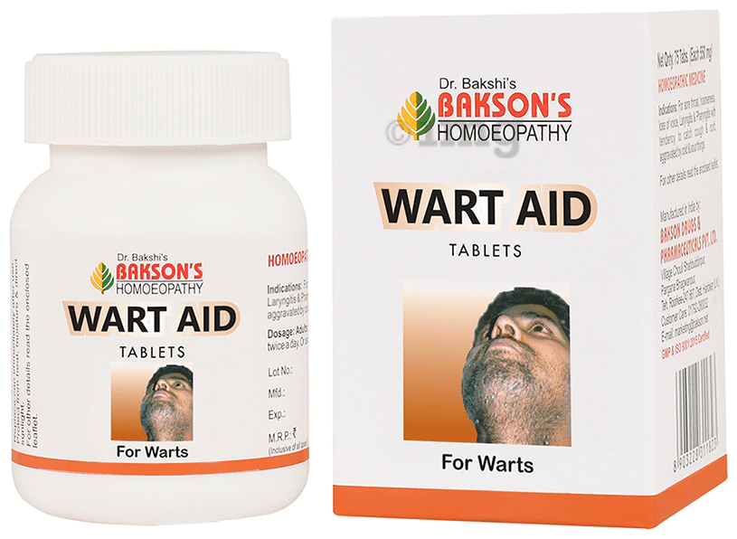 Bakson's Homeopathy Wart Aid Tablet