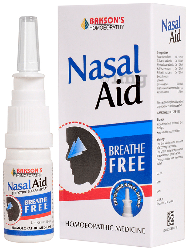 Bakson's Homeopathy Nasal Aid Spray