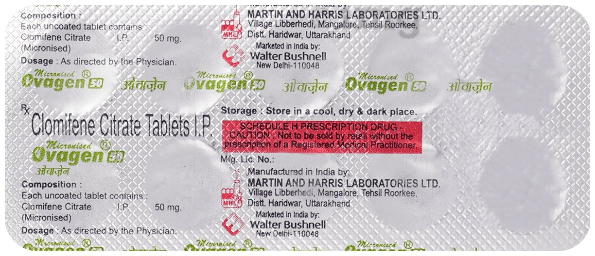 Ovagen 50mg Tablet