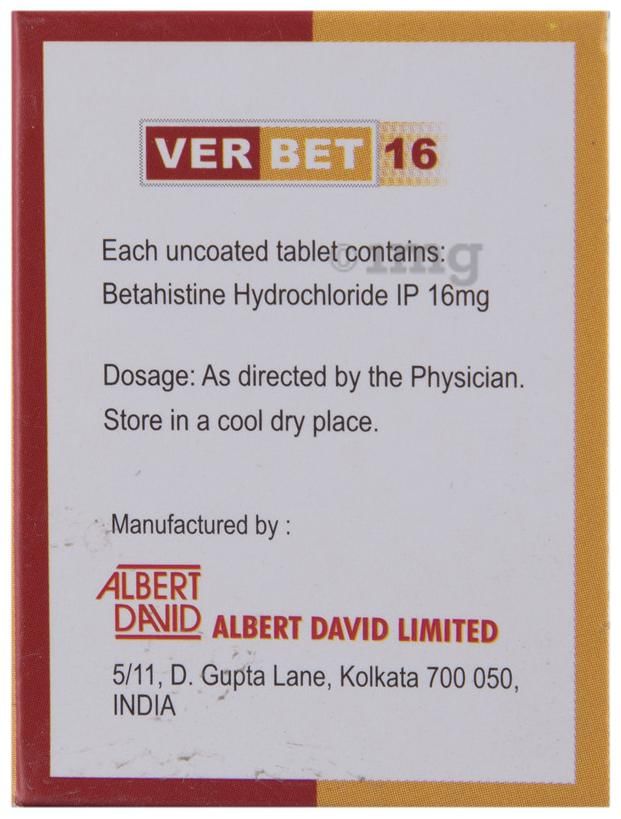 Verbet 16 Tablet