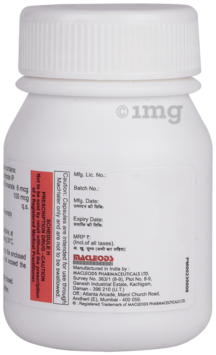 Budetrol 6mcg/100mcg Rotacap