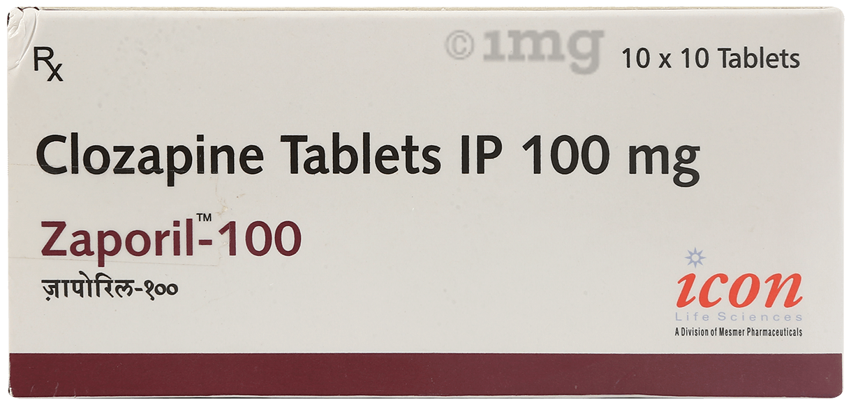 Zaporil 100mg Tablet