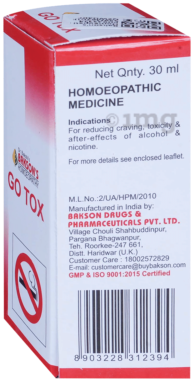 Bakson's Homeopathy Go Tox Drop