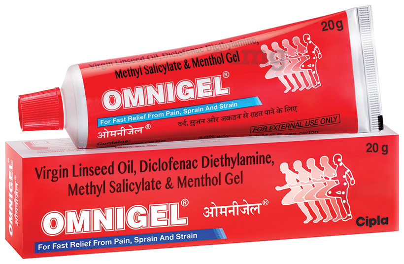 Omnigel | For Pain Relief From Sprain and Strain | Bone, Joint & Muscle Care