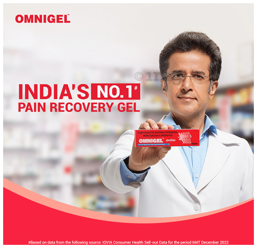 Omnigel | For Pain Relief From Sprain and Strain | Bone, Joint & Muscle Care