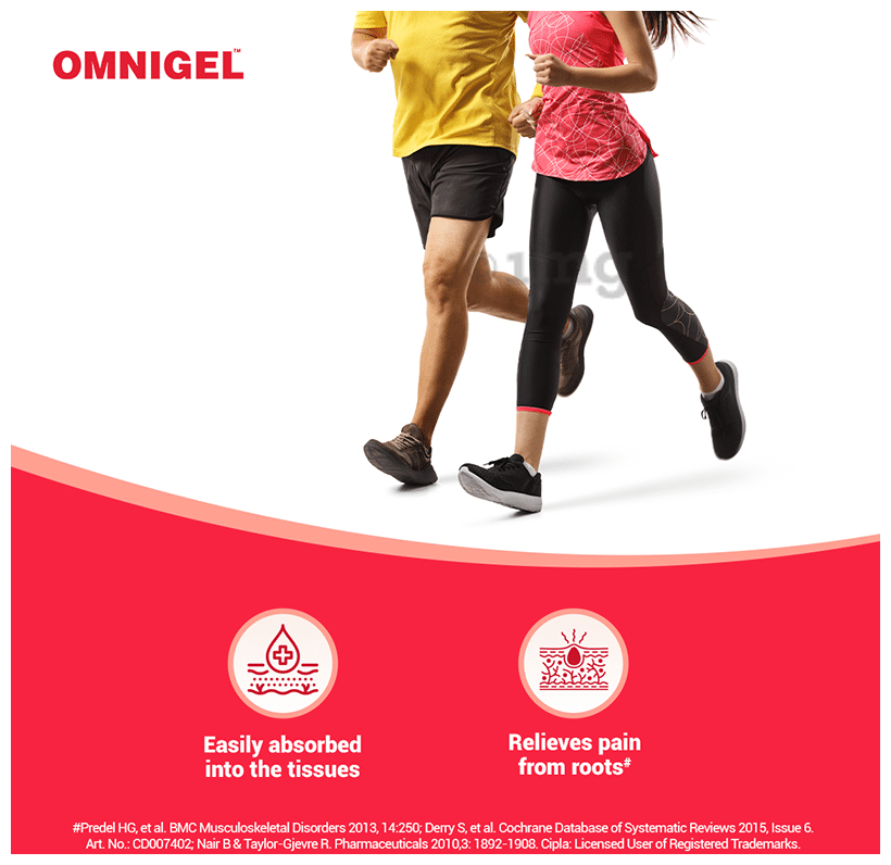 Omnigel | For Pain Relief From Sprain and Strain | Bone, Joint & Muscle Care