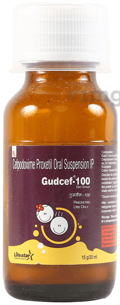 Gudcef 100mg/5ml Syrup