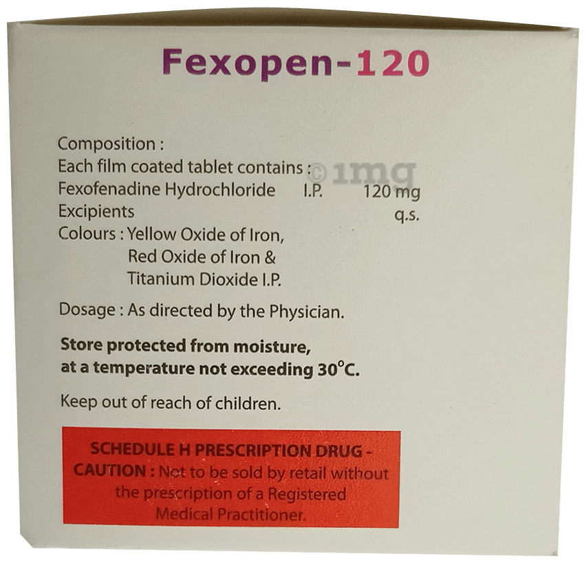 Fexopen 120 Tablet