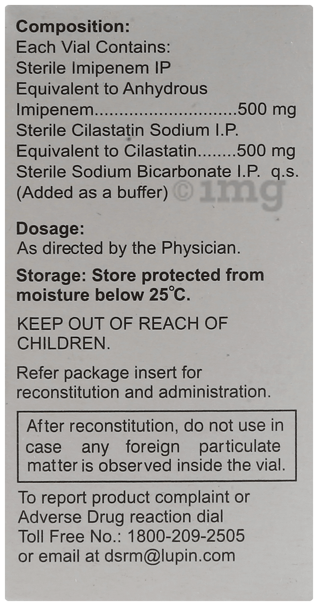 Lupinem 500mg Injection