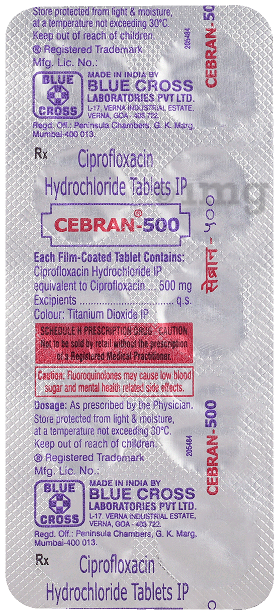 Cebran 500mg Tablet