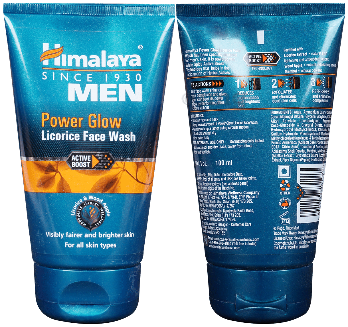 Himalaya Men Power Glow Licorice Face Wash