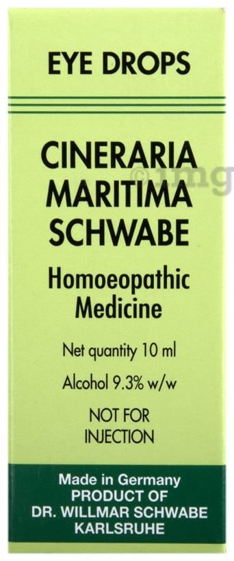 Dr Willmar Schwabe Germany Cineraria Maritima Eye Drop Homeopathic Medicine