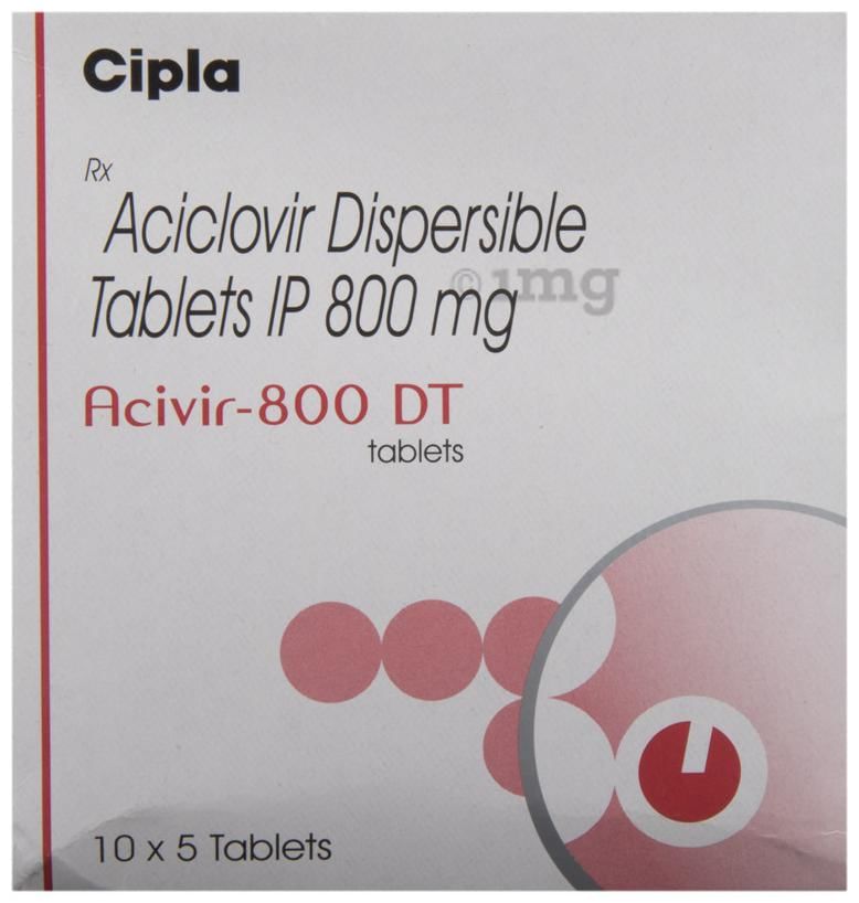 Acivir 800 DT Tablet