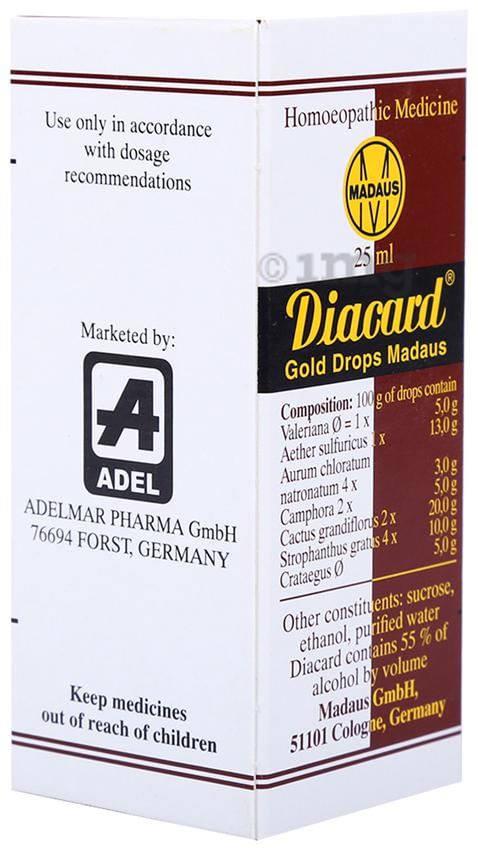 ADEL Diacard Gold Madaus Drop Homeopathic Medicine