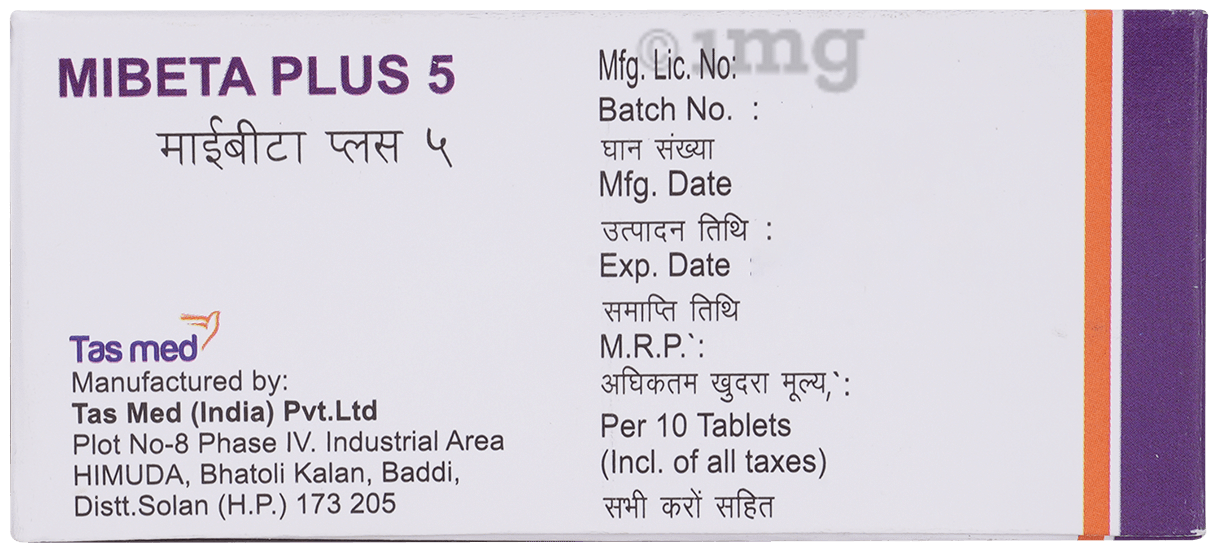 Mibeta-Plus 5 Tablet SR