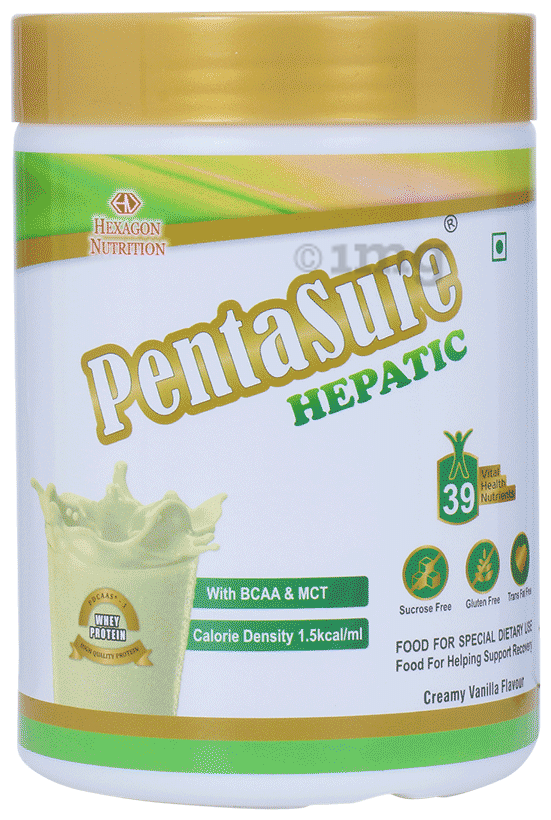 PentaSure Hepatic with Whey Protein, BCAA & MCT | Flavour Powder Creamy Vanilla