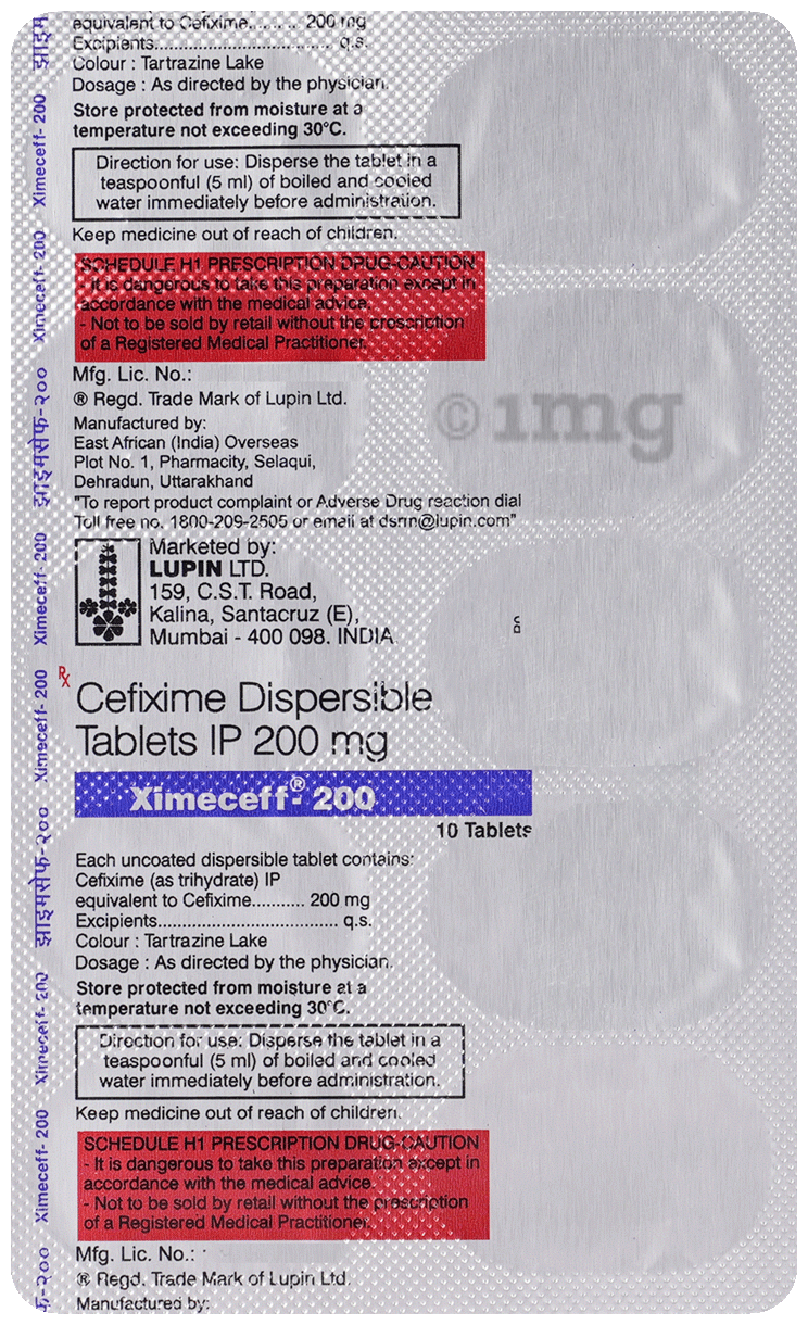 Ximeceff 200 Tablet DT