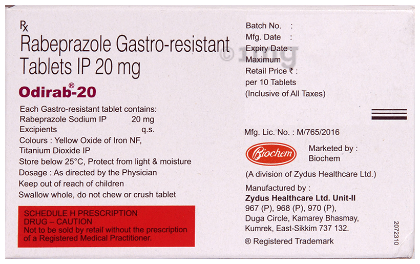 Odirab 20mg Tablet