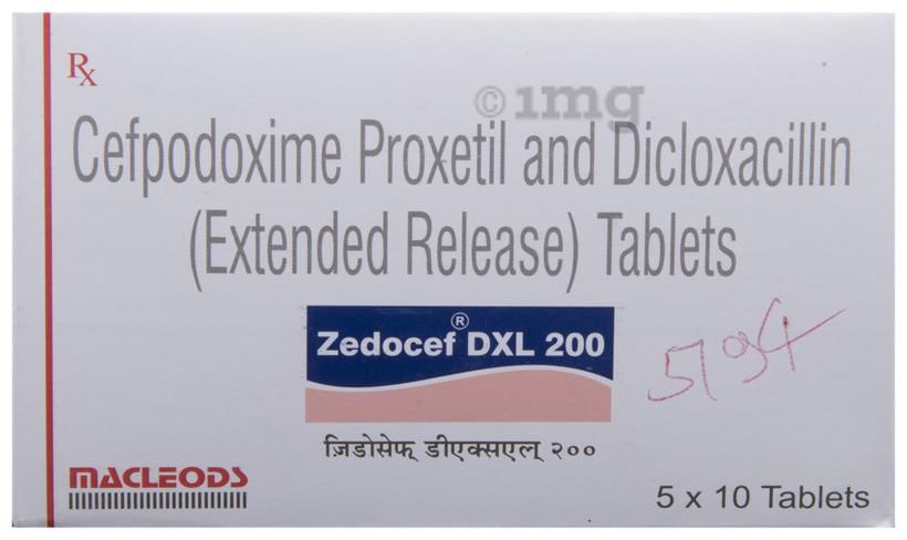 Zedocef Dxl 200 Tablet ER