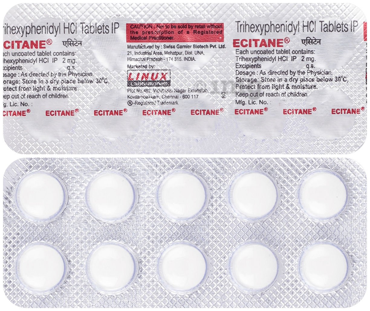 Ecitane 2mg Tablet