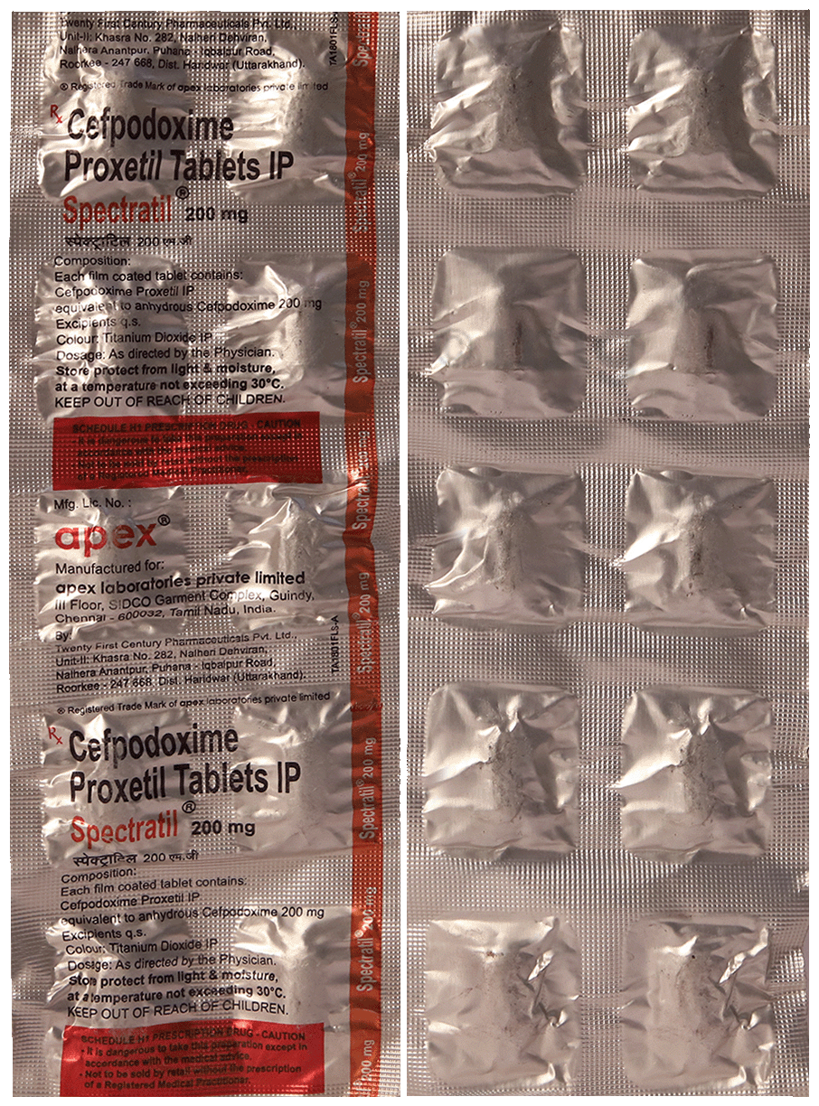 Spectratil 200mg Tablet