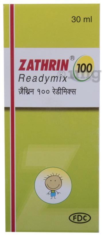 Zathrin 100 Readymix Oral Suspension