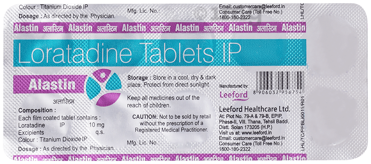 Alastin 10mg Tablet