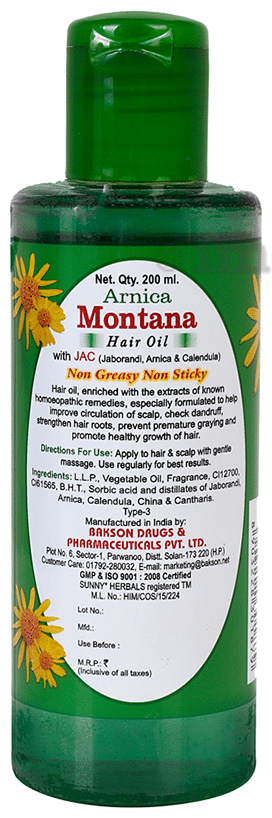 Sunny Herbals Arnica Montana Hair Oil