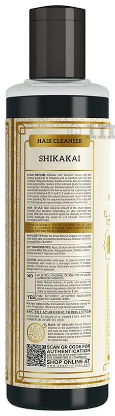 Khadi Naturals Ayurvedic Shikakai Hair  Cleanser