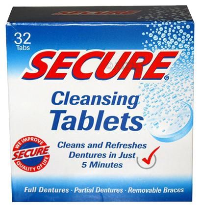 Secure Denture Cleansing Tablet