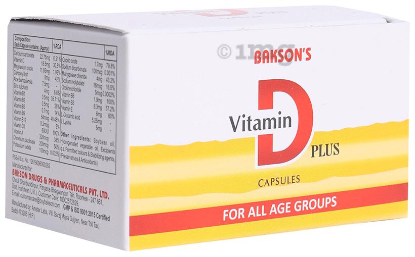 Bakson's Vitamin D Plus Capsule