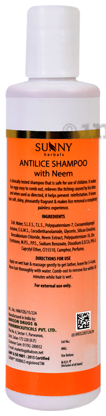 Sunny Herbals Anti Lice Shampoo