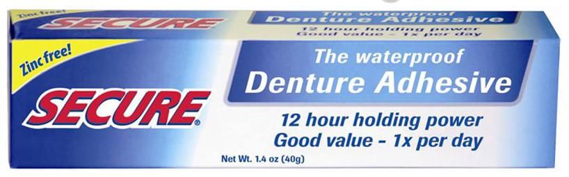 Secure Denture  Adhesive Cream