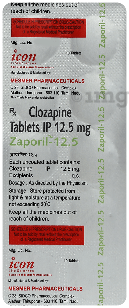 Zaporil 12.5mg Tablet