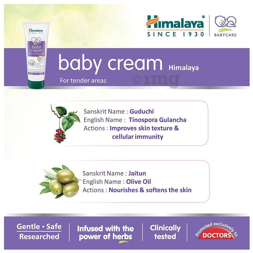 Himalaya Baby Cream | Moisturises & Soothes the Skin |  Extra Soft & Gentle