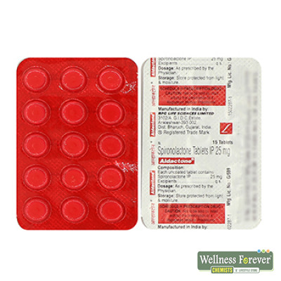 ALDACTONE 25MG 15TAB Upto 25.00% Off | Wellness Forever