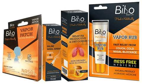 Bibo First Aid + Travel Kit for Cough & Cold