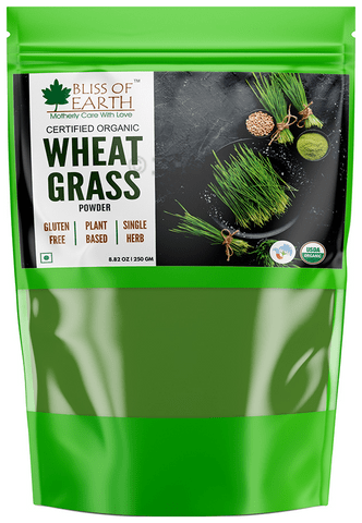 Bliss of Earth Certified Organic Wheat Grass Powder