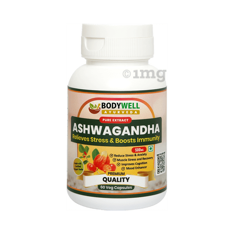 BodyWell Ashwagandha Veg Capsule