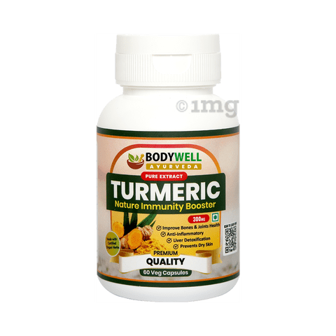 BodyWell Turmeric (Haridra) Veg Capsule