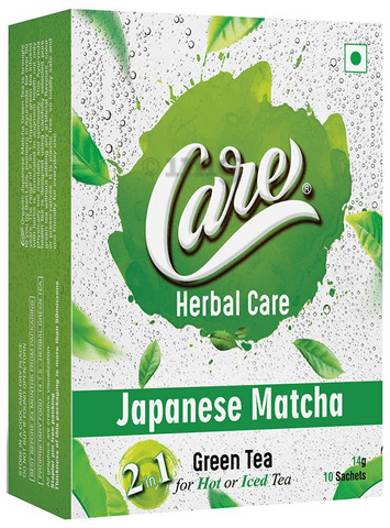 Care Herbal Care 2 In 1 Green Tea (14gm Each) Japanese Matcha