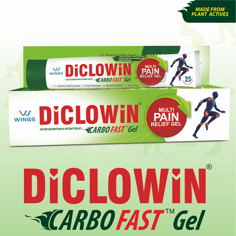 Diclowin Carbofast Pain Relief Gel