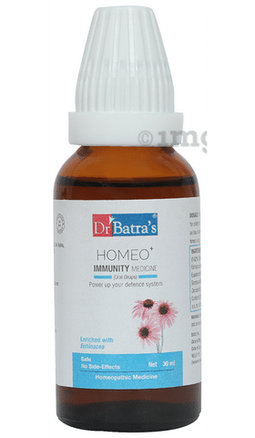 Dr Batra's Homeo+ Immunity Medicine Oral Drops (30ml Each)