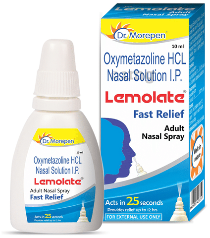 Dr. Morepen Lemolate Fast Relief Adult N Upto 8% Off Adult Nasal