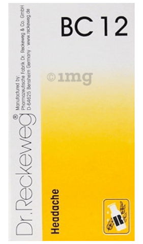 Dr. Reckeweg Bio-Combination 12 (BC 12) Tablet